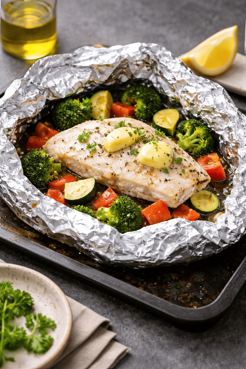 Pescado al horno keto